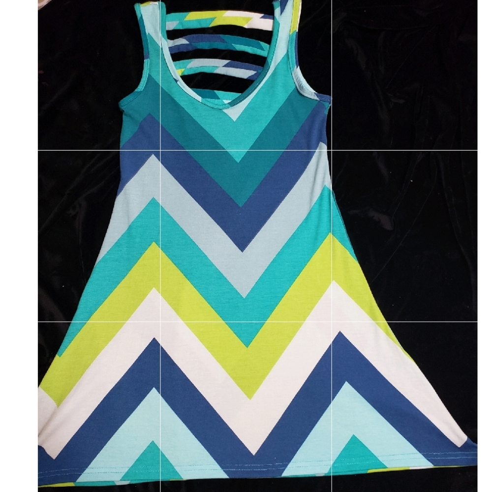 Body Central Ladder Back Multicolored Sports Top M